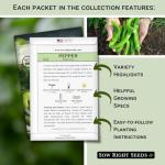 Hot & Sweet Pepper Seed Collection - Non-GMO