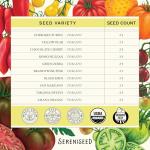 Organic Tomato Seeds 10-Pack – Non-GMO Varieties