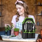 8-Piece Stainless Steel Garden Tool Set with Bag