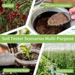 RYAKKA 8-in-1 Bluetooth Soil Tester for Gardens