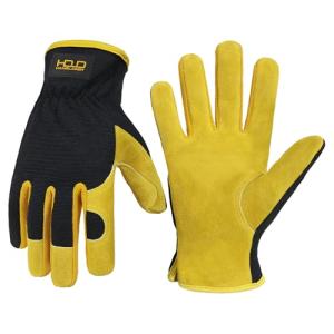 Men’s Leather Gardening Gloves - Durable and Breathable
