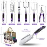 83-Piece Heavy-Duty Garden Tools Set with Tote