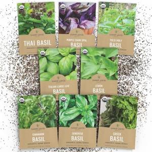 Basil Seeds Variety Pack - 8 Non-GMO Options