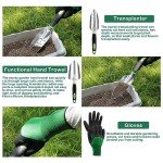 8-Piece Stainless Steel Garden Tool Set with Bag