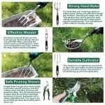 8-Piece Stainless Steel Garden Tool Set with Bag