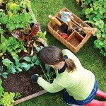 Gardening Tool Set with Basket and Pruning Shears