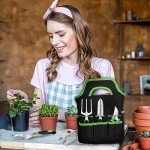 8-Piece Stainless Steel Garden Tool Set with Bag