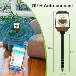 RYAKKA 8-in-1 Bluetooth Soil Tester for Gardens