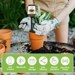 RYAKKA 8-in-1 Bluetooth Soil Tester for Gardens