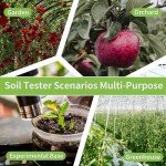 RYAKKA 8-in-1 Bluetooth Soil Tester for Gardens