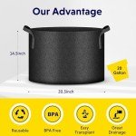 10-Pack Heavy Duty 20 Gallon Plant Bags