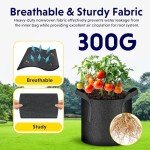 10-Pack Heavy Duty 20 Gallon Plant Bags