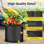 10-Pack Heavy Duty 20 Gallon Plant Bags