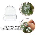 30PCS Clear Plant Nursery Pots with Humidity Dome