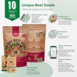 10 Rare Heirloom Beet Seed Variety Pack