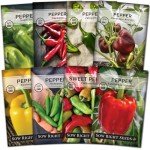 Hot & Sweet Pepper Seed Collection - Non-GMO