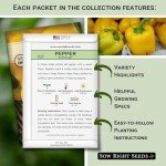Hot & Sweet Pepper Seed Collection - Non-GMO