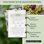 Sweet Bell Pepper Seed Collection for Home Gardens