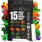 Heirloom Pepper Seeds Variety Pack for Gardening