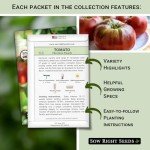 Classic Tomato Seed Collection - Non-GMO Heirloom Varieties
