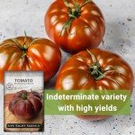Brandywine Black Tomato Seeds - Non-GMO Heirloom