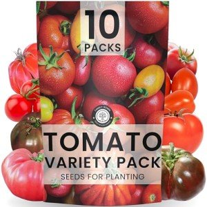 Diverse Tomato Seeds Pack for Indoor & Outdoor Gardening