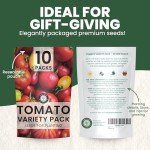 Diverse Tomato Seeds Pack for Indoor & Outdoor Gardening