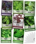 Basil Seed Variety Pack for Home Gardening