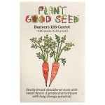 Organic Danvers 126 Carrot Seeds - 400 Pack