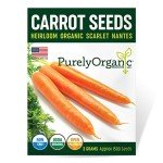 Organic Scarlet Nantes Carrot Seeds - 1500 Count