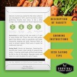 Danvers Carrot Seeds for Home Vegetable Garden
