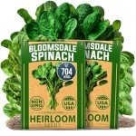 Bloomsdale Spinach Seeds - Non-GMO Heirloom Packs