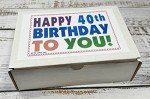 Retro Candy Gift Box for 40th Birthday Celebration