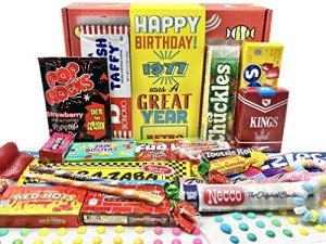 Retro Candy Gift Box for 1977 Birthdays