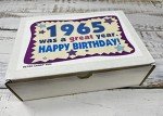 1965 Retro Candy Gift Box for Birthdays