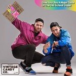 VINTAGE CANDY CO. 1980s RETRO CANDY GIFT BOX - 80s Nostalgia Candies - Flashback EIGHTIES Fun Gag Gift Basket - PERFECT '80s Candies For Adults, College Students, Men or Women, Kids, Teens