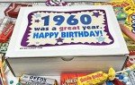 Retro 1960 Candy Gift Box for 64th Birthday