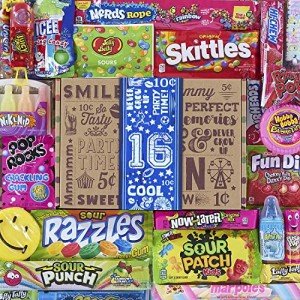 Retro Candy Box for 16th Birthday Celebration