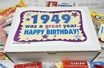 Nostalgic Retro Candy Gift Box for 75th Birthday