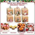 Retro Christmas Candy Gift Boxes - 24 Pack