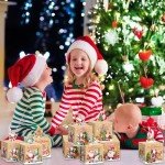 Retro Christmas Candy Gift Boxes - 24 Pack