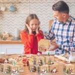 Retro Christmas Candy Gift Boxes - 24 Pack