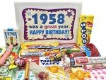 Retro Candy Gift Box for 1958 Birthdays