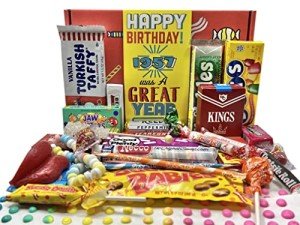 Vintage Candy Gift Box for 67th Birthday