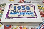 Retro Candy Gift Box for 1958 Birthdays