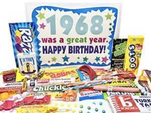 1968 Retro Candy Gift Box for Birthdays