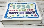 Nostalgic Retro Candy Gift Box for 90th Birthday