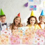 Retro Daisy Flower Candy Gift Boxes - 24 Pcs