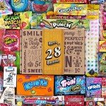 Retro Candy Gift Box for 28th Birthday Fun