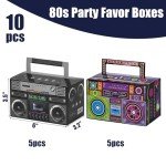 Retro 80s Candy Boom Box Gift Boxes - 10PCS